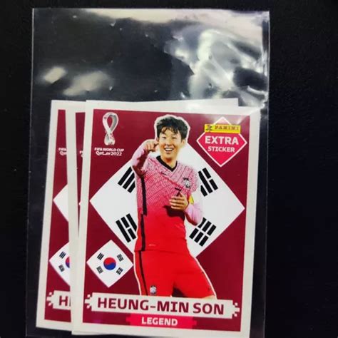 Heung Min Son Legend Base Extra Sticker Estampa Panini Mercadolibre