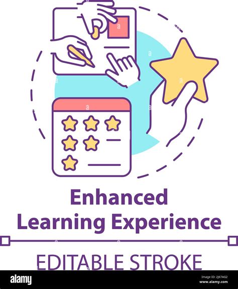 Enhanced Learning Experience Concept Icon Stock Vector Image And Art Alamy