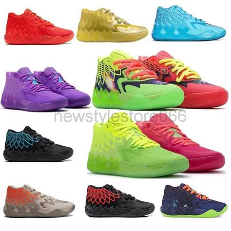 2023 Lamelo Ball MB 01 Sapatos De Basquete Rick Red Green E Morty ...