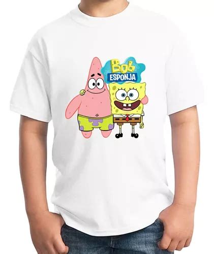 Playera Bob Esponja Patricio Caricatura Infantil Unisex