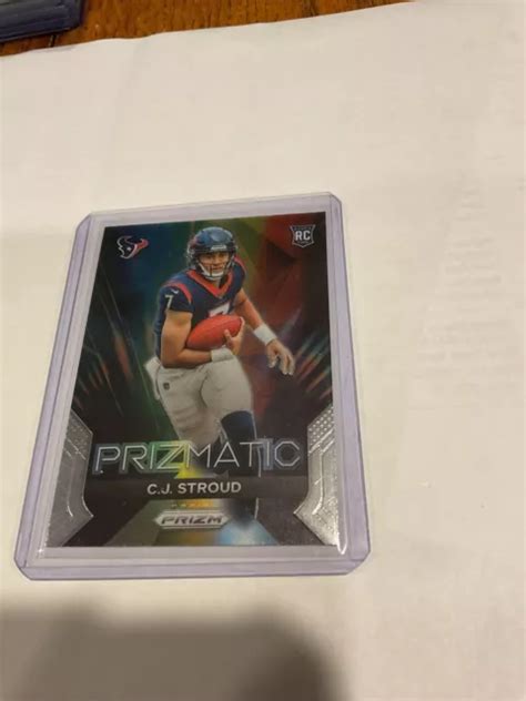 Cj Stroud Panini Prizm Prizmatic Insert Recrue Rc Houston