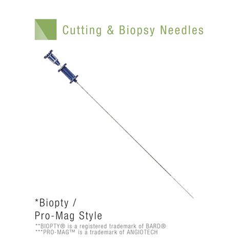 Oncology Cutting And Biopsy Needles Riverpoint Medical