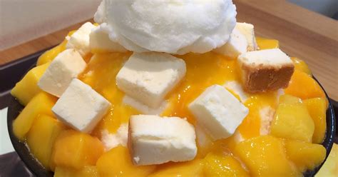 [Seoul - Chungdam] Sulbing Korean Dessert Cafe - Mango Cheese Bingsu