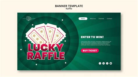 Free PSD | Raffle template design