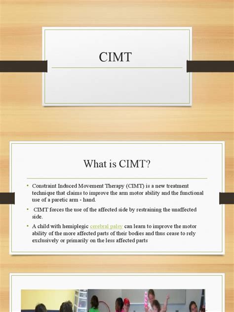 What is CIMT in 40 Characters | PDF | Nervous System | Neuroscience