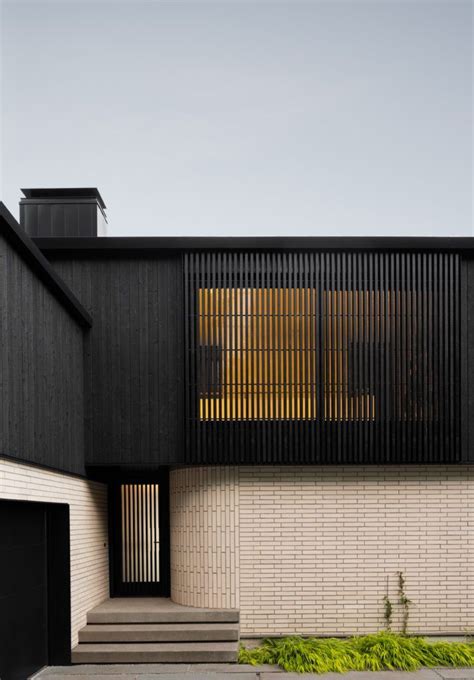 Seattle Lakehouse Shou Sugi Ban Portfolio Modern Brick House