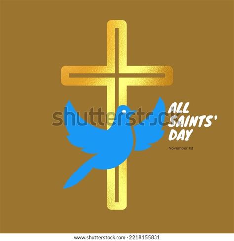 All Saints Day Wallpaper Gold Background Stock Illustration 2218155831 ...