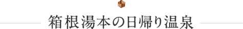 吉池旅館 箱根湯本の日帰り温泉【公式】観光協会