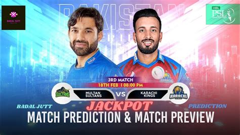 Ms Vs Krk Psl Rd Match Prediction Multan Sultan Vs Karachi