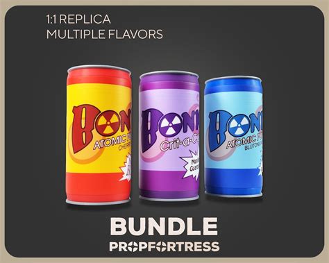 Bonk Atomic Punch & Crit-a-cola team Fortress 2/TF2 1:1 Replica / 3D ...