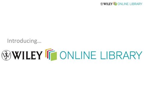 Wiley Online Library