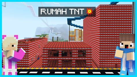 Mipan Zuzuzu Buat Rumah Dari Juta Bom Tnt Di Minecraft Dan Meledak