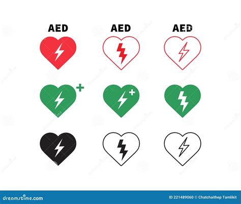 AED Emergency Defibrillator AED Icon Icons Medical Logo Cpr Vector Eps