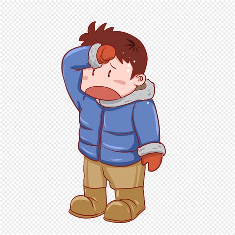 Sweating Boy Sweating Person Sweating Hand Drawn Boy Png Hd