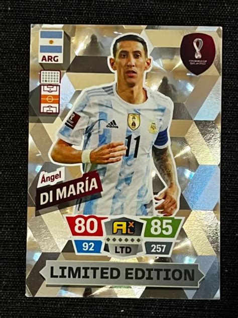 PANINI ADRENALYN XL World Cup Qatar 2022 Angel Di Maria Limited Edition