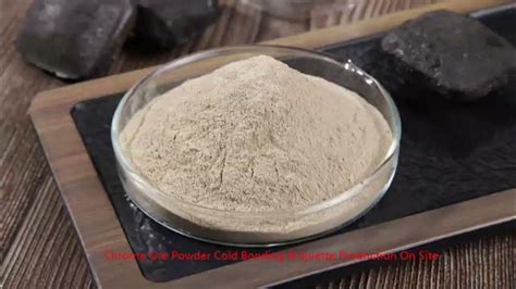 Corn Starch Binder For Chrome Ore Fines Cold Press Briquette Production