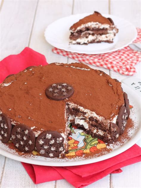 TORTA PAN DI STELLE AL COCCO Ricetta Torta Fredda Senza Cottura