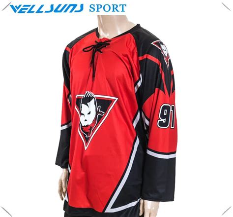 2016 New Style Custom Hockey Jerseys, Cheap Wholesale team ice hockey shirts for men-in Hockey ...