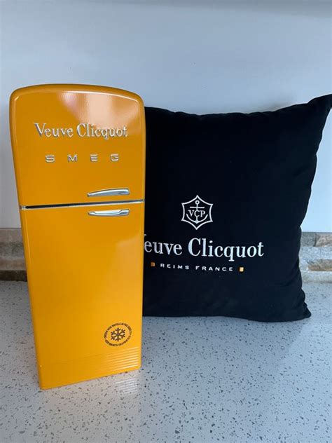 Veuve Clicquot Champagne Smeg Fridge Orange Bottle Cooler Case Etsy