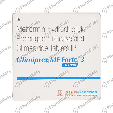 Glimiprex Mf Forte Mg Strip Of Tablets Uses Side Effects