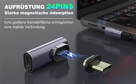 Moko W Usb C Magnetisch Adapter St Ck Typ C Magnet Adapter