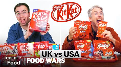 US Vs UK Kit Kat Food Wars Insider Food YouTube