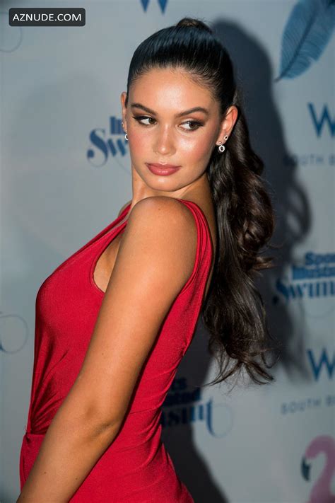 Anne De Paula Sexy Flaunts Her Hot Boobs In A Spicy Red Dress At Sports Illustrated Swimsuit