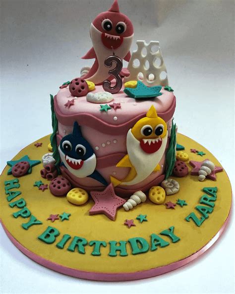 Baby Shark Birthday Cake Ideas Images Pictures