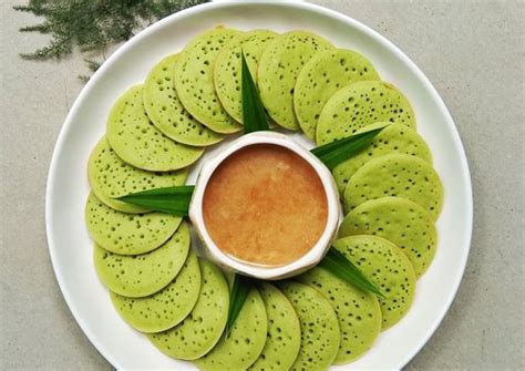 Resep Serabi Pandan Kuah Durian Oleh Devia Kitchen Cookpad