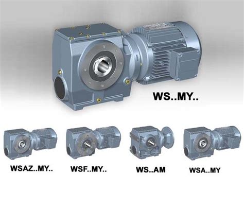 WS Series Helical Worm Gear Motor Gearbox SEW S Series Id 6732955