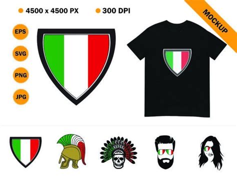 Italy Italian Flag Graphic Collection Graphic by jurgelevicius.evaldas ...