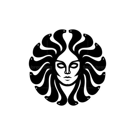 Medusa Head Logo | Medusa, Medusa drawing, Medusa gorgon