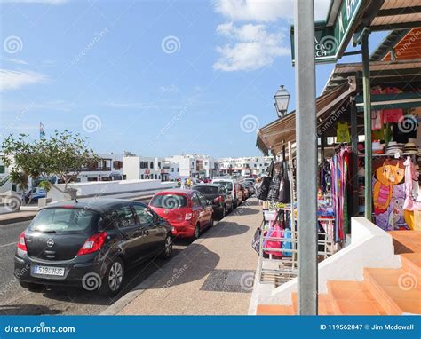 Playa Blanca Town Centre Lanzarote Editorial Photography Image Of