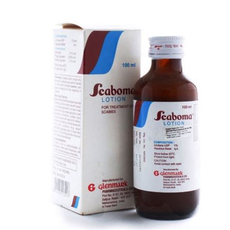 Scaboma Lotion 100ml For Scabies Kudis Buta Kutu Lice Shopee