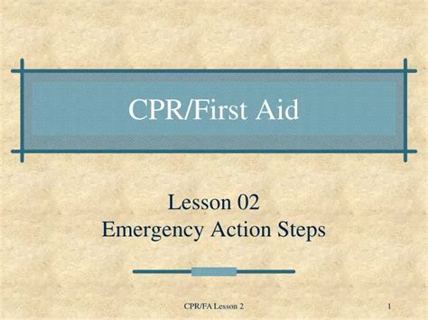 Ppt Cpr First Aid Powerpoint Presentation Free Download Id 5767799