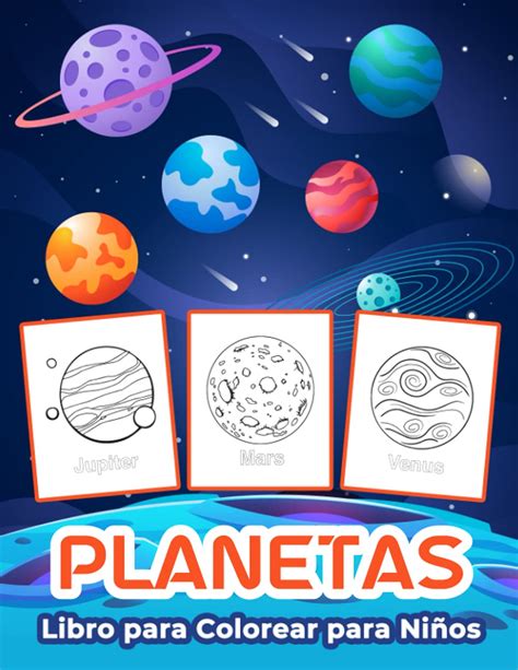 Buy Planetas Libro Para Colorear Para Niños Gran Libro De Actividades De Los Planetas Para