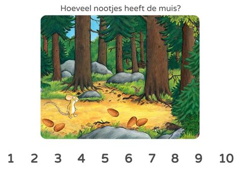 De Gruffalo Noten Tellen Gratis Online Spellen Voor Kleuters Jr