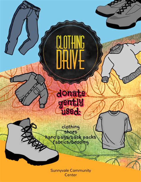 Copy Of Clothing Shoe Drive Fundraiser Flyer Template Postermywall