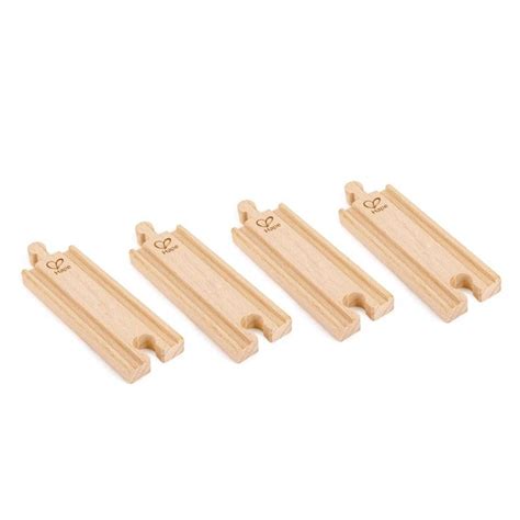 Set De Rails Droits Hape Circuit De Train En Bois Ekobutiks L Ma