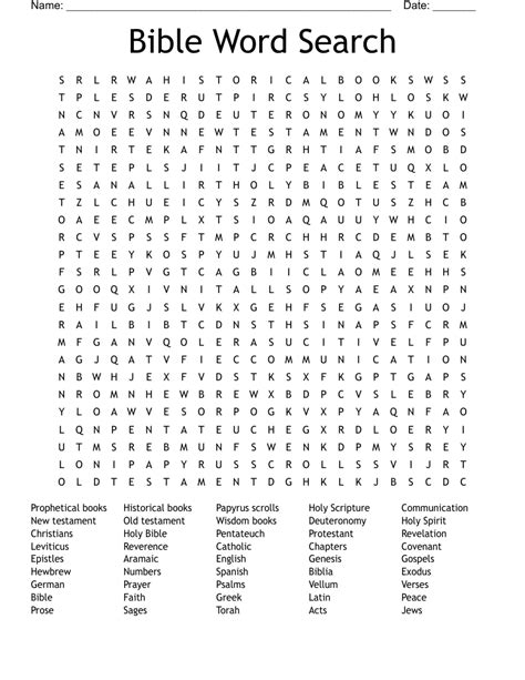 Bible Word Search Wordmint