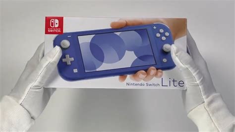 Blue Edition Nintendo Switch Lite Unboxing Youtube