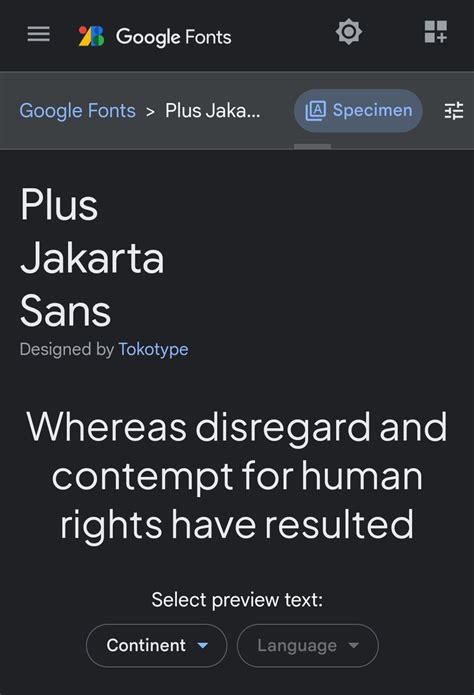 On Twitter One Of My Favorites Is Plus Jakarta Sans By Tokotype