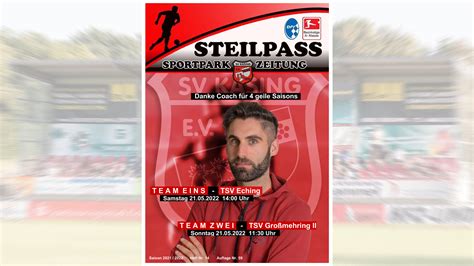 59 Ausgabe Unserer Stadionzeitung Steilpass Online SV Kasing E V 1959