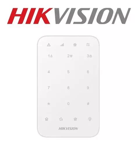 Teclado Inal Mbrico Hikvision Alarma Led Bidireccional Axpro