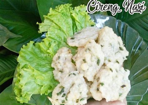 Resep Cireng Nasi Oleh Tutysetiawan Cookpad