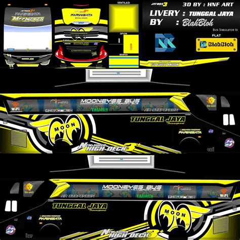 Livery Bussid Tunggal Jaya Mooneyes Cek Disini Esportsku