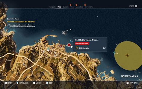 Assassins Creed Origins Guide And Walkthrough West Mediterranean Trireme Location