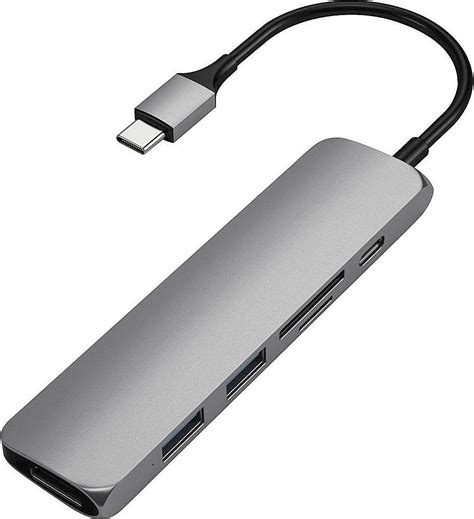 Customer Reviews Satechi Slim Multi Port Adapter V2 With USB C PD 4K