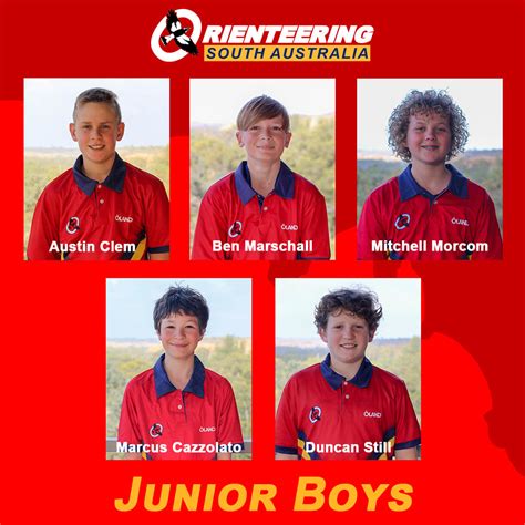 South Australian Schools Team 2021 Orienteering South Australia