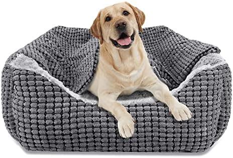 JOEJOY Cama para Perros Grandes Sofá Esponjoso para Perros Cama